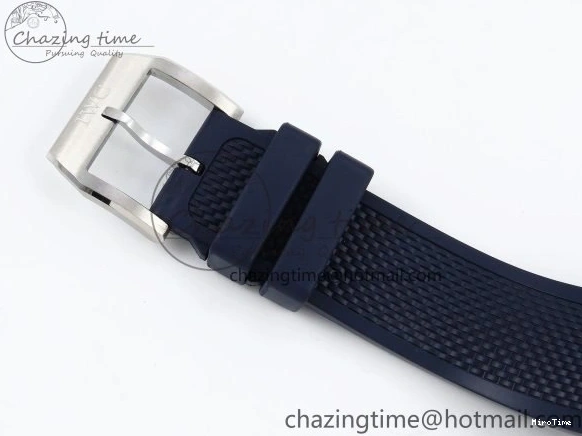 MIROTIME 0103 Casual Portuguese Chrono IW3716 Z+F 1:1 Best Edition White Dial on Blue Rubber Strap A 7016